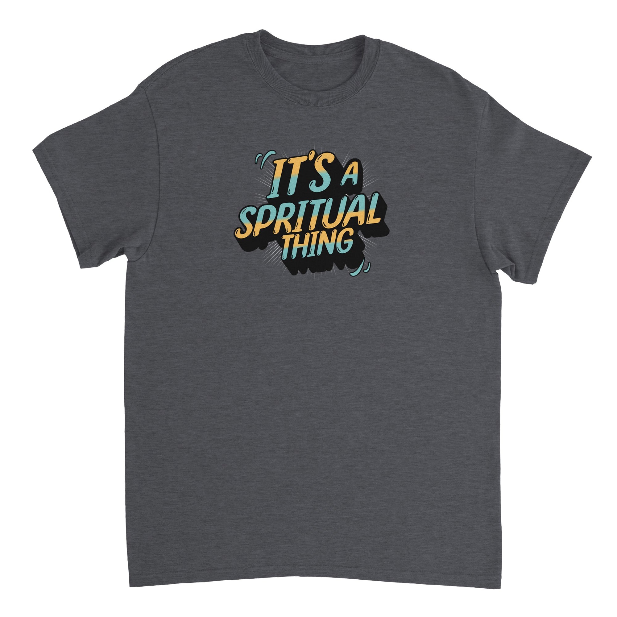 It's a Spiritual Thing T Shirt Gray