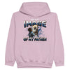 Made In the Image of My Father Kids Pullover Hoodie Pink